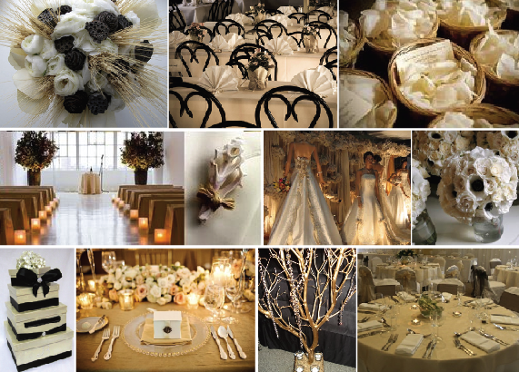 Black Champagne Wedding Colors The Knot